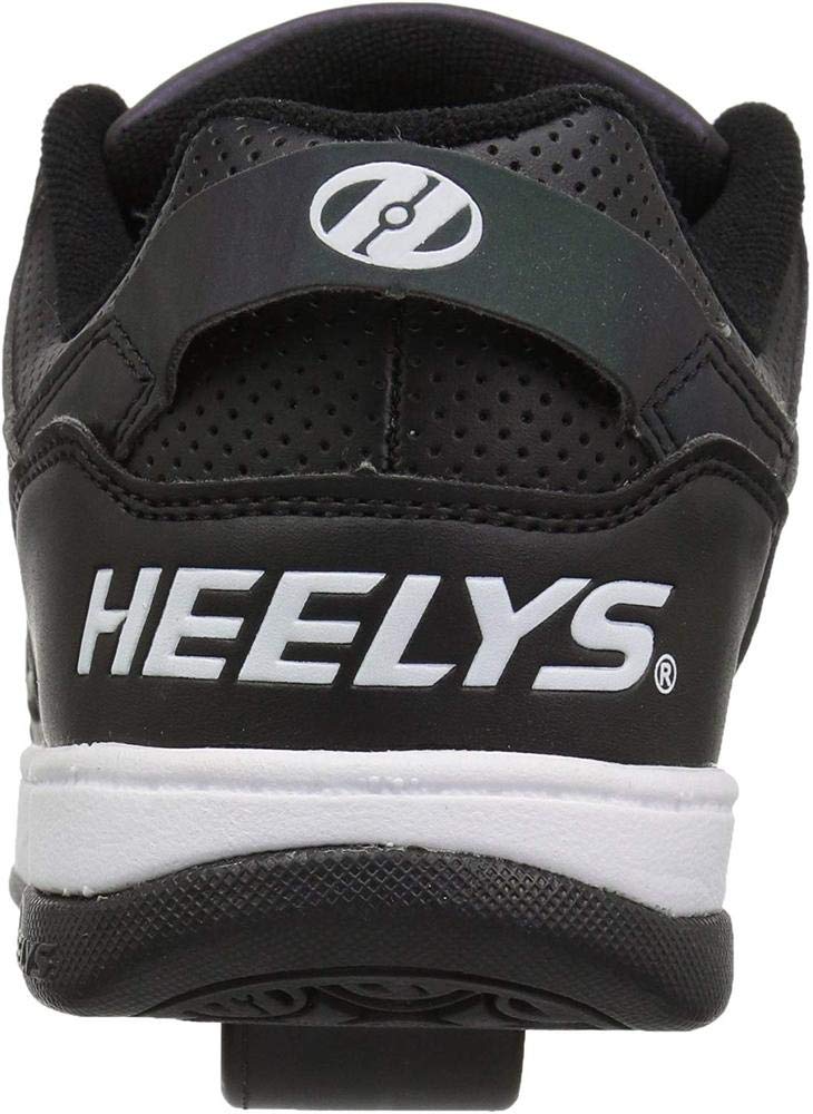 HEELYS أحذية هيلز للأطفال فويجر، أسود عاكس/أسود، 1 طفل صغير أمريكي - Image 2
